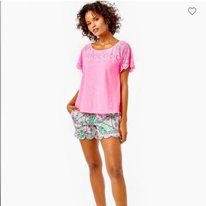 Lilly Pulitzer Taylinn Eyelet Top